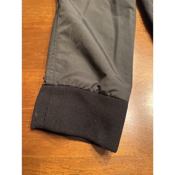 Large Patagonia Black Baggies Windbreaker Zip Up Bomber Coat - Picture 7 of 11